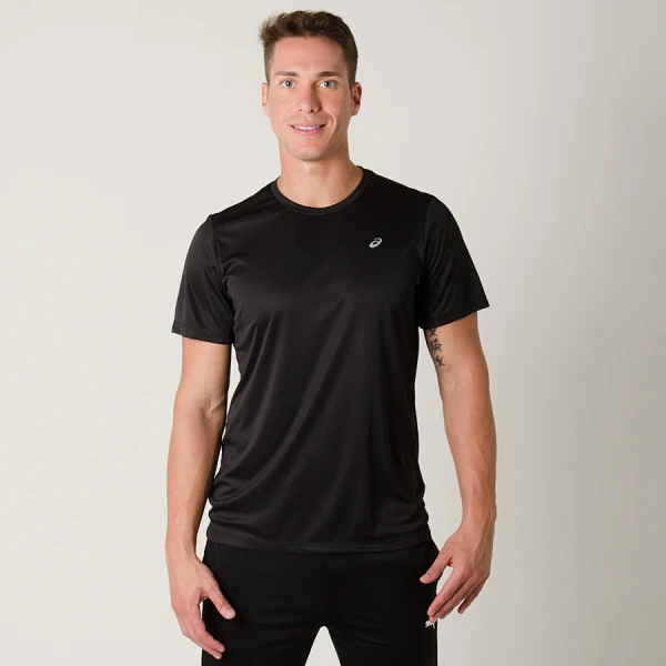 CAMISETA ASICS BASIC TEE MASCULINA - Preto CAMISETA ASICS BASIC TEE MASCULINA - Preto