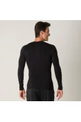 CAMISETA ASICS COMPRESSÃO LEGENDS SEAMLESS MANGA LONGA MASCULINA - Preto