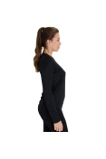 CAMISETA ASICS CORE BASIC LS MANGA LONGA FEMININA - Preto