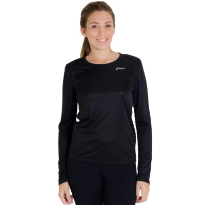 CAMISETA ASICS CORE BASIC LS MANGA LONGA FEMININA - Preto