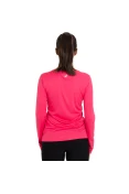 CAMISETA ASICS CORE BASIC LS MANGA LONGA FEMININA - Rosa/prata