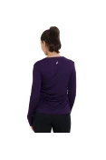 CAMISETA ASICS CORE BASIC LS MANGA LONGA FEMININA - Roxo