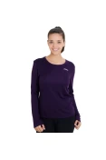CAMISETA ASICS CORE BASIC LS MANGA LONGA FEMININA - Roxo