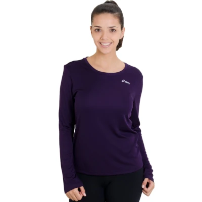 CAMISETA ASICS CORE BASIC LS MANGA LONGA FEMININA - Roxo CAMISETA ASICS CORE BASIC LS MANGA LONGA FEMININA - Roxo