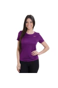 CAMISETA ASICS CORE BASIC SS FEMININA - Roxo/dourado