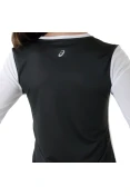 CAMISETA ASICS CORE MESH LS FEMININA - Branco/preto