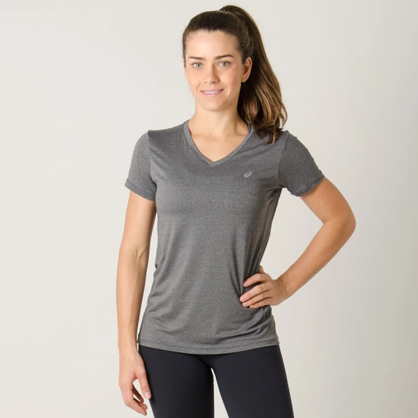 CAMISETA ASICS CORE PA SS TEE FEMININA - Grafite
