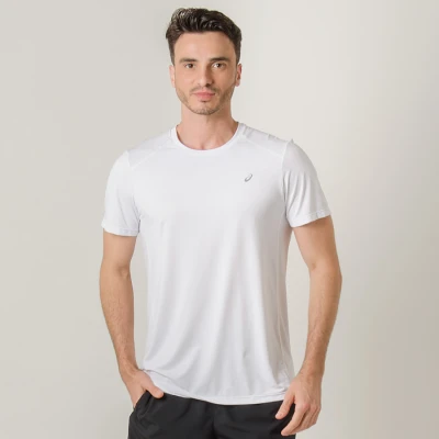 CAMISETA ASICS CORE PA SS TEE MASCULINA - Branco CAMISETA ASICS CORE PA SS TEE MASCULINA - Branco