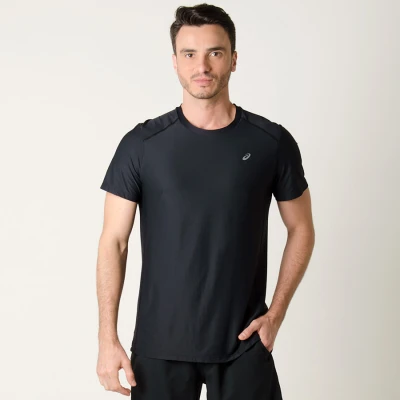 CAMISETA ASICS CORE PA SS TEE MASCULINA - Preto CAMISETA ASICS CORE PA SS TEE MASCULINA - Preto