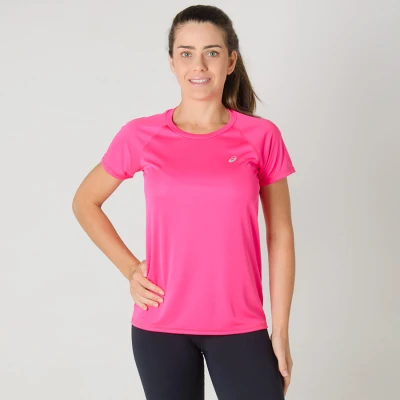 CAMISETA ASICS CORE PES SS TEE FEMININA - Rosa CAMISETA ASICS CORE PES SS TEE FEMININA - Rosa