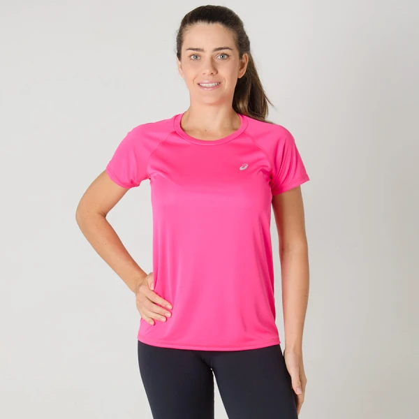 CAMISETA ASICS CORE PES SS TEE FEMININA - Rosa