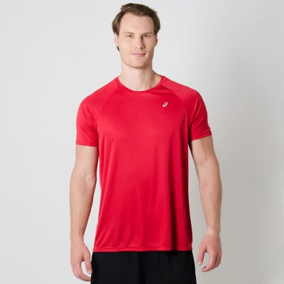 CAMISETA ASICS CORE PES SS TEE MASCULINA - Vermelho