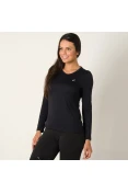 CAMISETA ASICS CORE RUNNING MANGA LONGA FEMININA - Preto