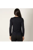 CAMISETA ASICS CORE RUNNING MANGA LONGA FEMININA - Preto