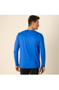 CAMISETA ASICS CORE RUNNING PA MANGA LONGA MASCULINA - Azul