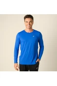 CAMISETA ASICS CORE RUNNING PA MANGA LONGA MASCULINA - Azul