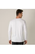 CAMISETA ASICS CORE RUNNING PA MANGA LONGA MASCULINA - Branco
