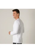 CAMISETA ASICS CORE RUNNING PA MANGA LONGA MASCULINA - Branco