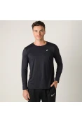 CAMISETA ASICS CORE RUNNING PA MANGA LONGA MASCULINA - Preto
