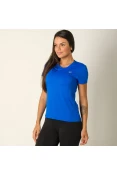 CAMISETA ASICS CORE RUNNING PA SS FEMININA - Azul