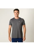 CAMISETA ASICS CORE RUNNING PA SS MASCULINA - Grafite