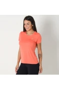 CAMISETA ASICS CORE RUNNING PES SS FEMININA - Laranja