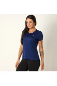 CAMISETA ASICS CORE RUNNING PES SS FEMININA - Marinho
