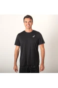 CAMISETA ASICS CORE RUNNING PES SS TEE MASCULINA - Preto CAMISETA ASICS CORE RUNNING PES SS TEE MASCULINA - Preto