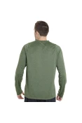 CAMISETA ASICS EVERYDAY 3 MANGA LONGA MASCULINA - Verde CAMISETA ASICS EVERYDAY 3 MANGA LONGA MASCULINA - Verde