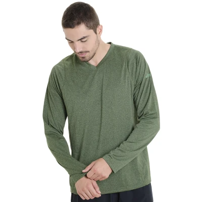 CAMISETA ASICS EVERYDAY 3 MANGA LONGA MASCULINA - Verde CAMISETA ASICS EVERYDAY 3 MANGA LONGA MASCULINA - Verde