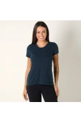CAMISETA ASICS EXPLORER SS FEMININA - Marinho CAMISETA ASICS EXPLORER SS FEMININA - Marinho