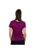 CAMISETA ASICS FAVORITE 2 SS FEMININA - Roxo/verde CAMISETA ASICS FAVORITE 2 SS FEMININA - Roxo/verde