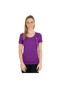 CAMISETA ASICS FAVORITE SS FEMININA - Roxo/verde