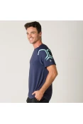 CAMISETA ASICS LEGENDS HEX SS TEE MASCULINA - Marinho