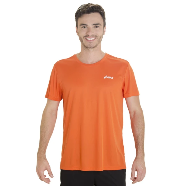 CAMISETA ASICS M CORE BASIC SS MASCULINA - Laranja