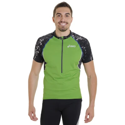 CAMISETA ASICS NEW BIKE SS TRACK MASCULINA - Verde