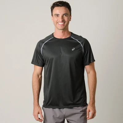 CAMISETA ASICS OVERLAP SS MASCULINA - Preto CAMISETA ASICS OVERLAP SS MASCULINA - Preto