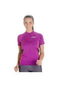 CAMISETA ASICS PES BIKE SS FEMININA - Roxo/marinho