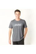 CAMISETA ASICS POWER LOGO SS TEE MASCULINA - Grafite