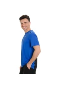 CAMISETA ASICS PR RUN SS MASCULINA - Azul/preto CAMISETA ASICS PR RUN SS MASCULINA - Azul/preto