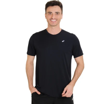 CAMISETA ASICS PR RUN SS MASCULINA - Preto CAMISETA ASICS PR RUN SS MASCULINA - Preto