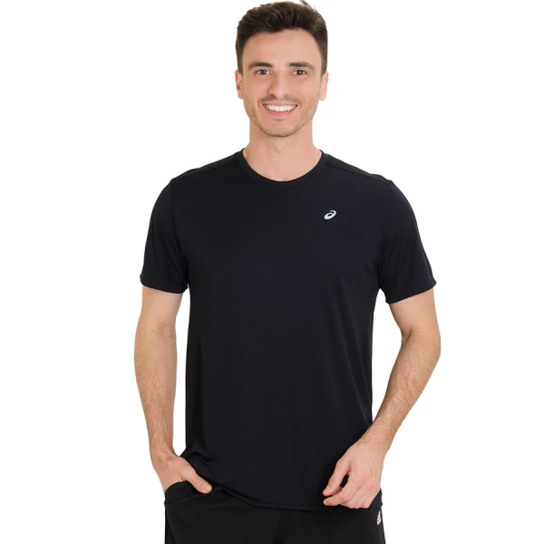 CAMISETA ASICS PR RUN SS MASCULINA - Preto CAMISETA ASICS PR RUN SS MASCULINA - Preto