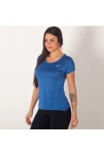 CAMISETA ASICS RUNNING BLEND FEMININA - Azul