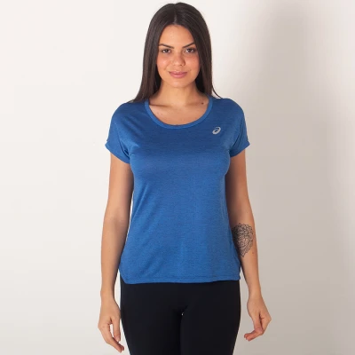 CAMISETA ASICS RUNNING BLEND FEMININA - Azul