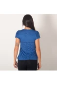 CAMISETA ASICS RUNNING BLEND FEMININA - Azul