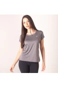CAMISETA ASICS RUNNING BLEND FEMININA - Grafite