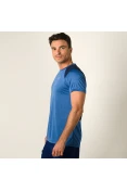 CAMISETA ASICS RUNNING BLEND SS MASCULINA - Azul/marinho
