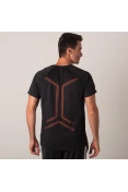 CAMISETA ASICS RUNNING HEXAGON SS MASCULINA - Preto