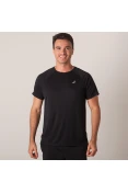 CAMISETA ASICS RUNNING HEXAGON SS MASCULINA - Preto