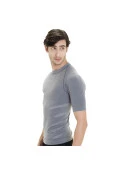 CAMISETA ASICS SEAMLESS SLEEVE MASCULINA - Cinza